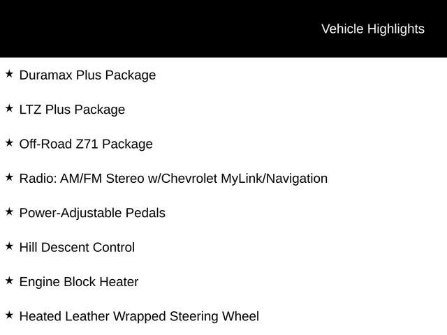 2018 Chevrolet Silverado 2500 HD LTZ