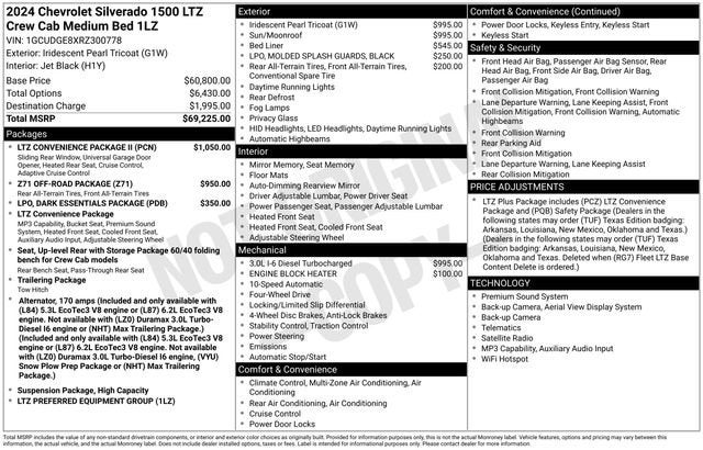 2024 Chevrolet Silverado 1500 LTZ