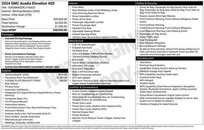 2024 GMC Acadia Elevation