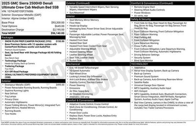 2025 GMC Sierra 2500 HD Denali Ultimate